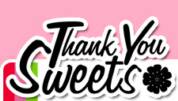 thank you sweets cupcakes advert